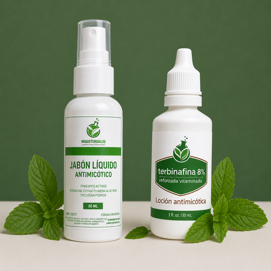 TERBINAFINA 8% + JABÓN ANTIMICÓTICO