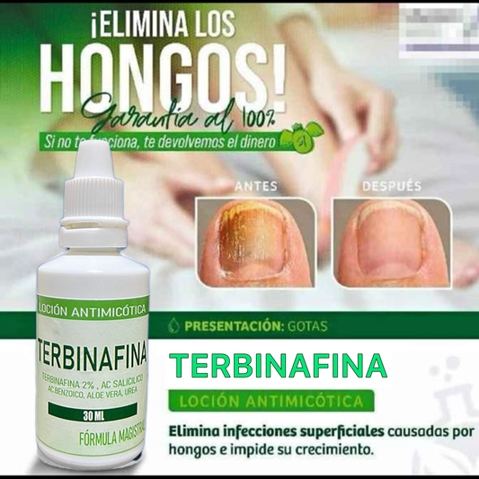 (TERBINAFINA) GOTERO QUITA HONGOS EN LAS UÑAS