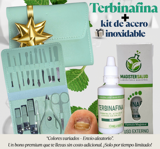 TERBINAFINA + KIT PARA UÑAS GRUESAS (REGALO 🎁)