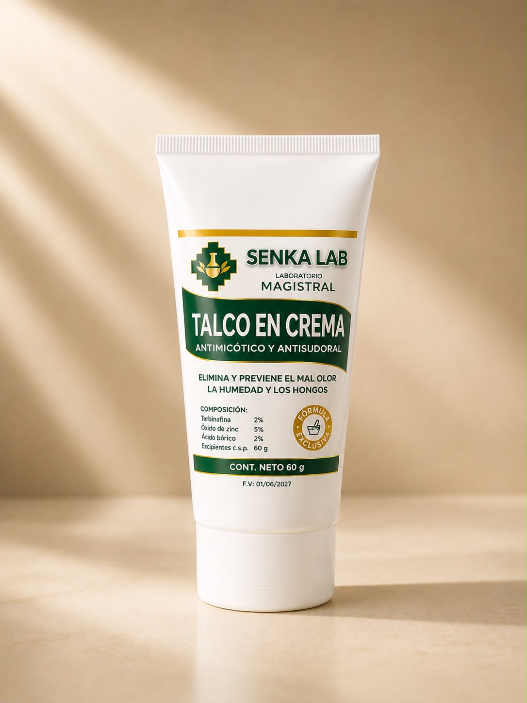TALCO EN CREMA ANTIMICÓTICO (60 gr )