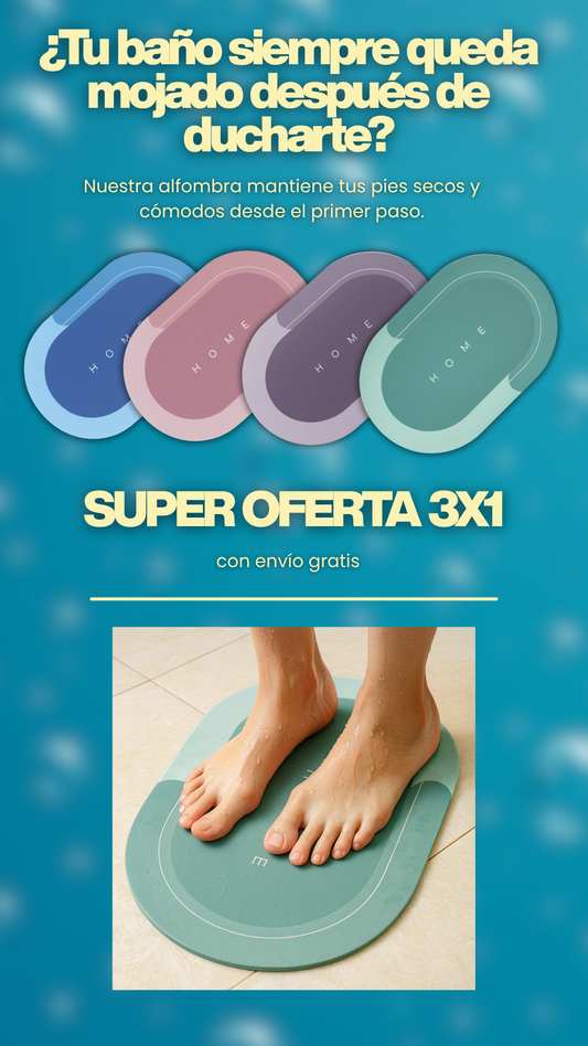 ALFOMBRAS SUPER ABSORBENTES