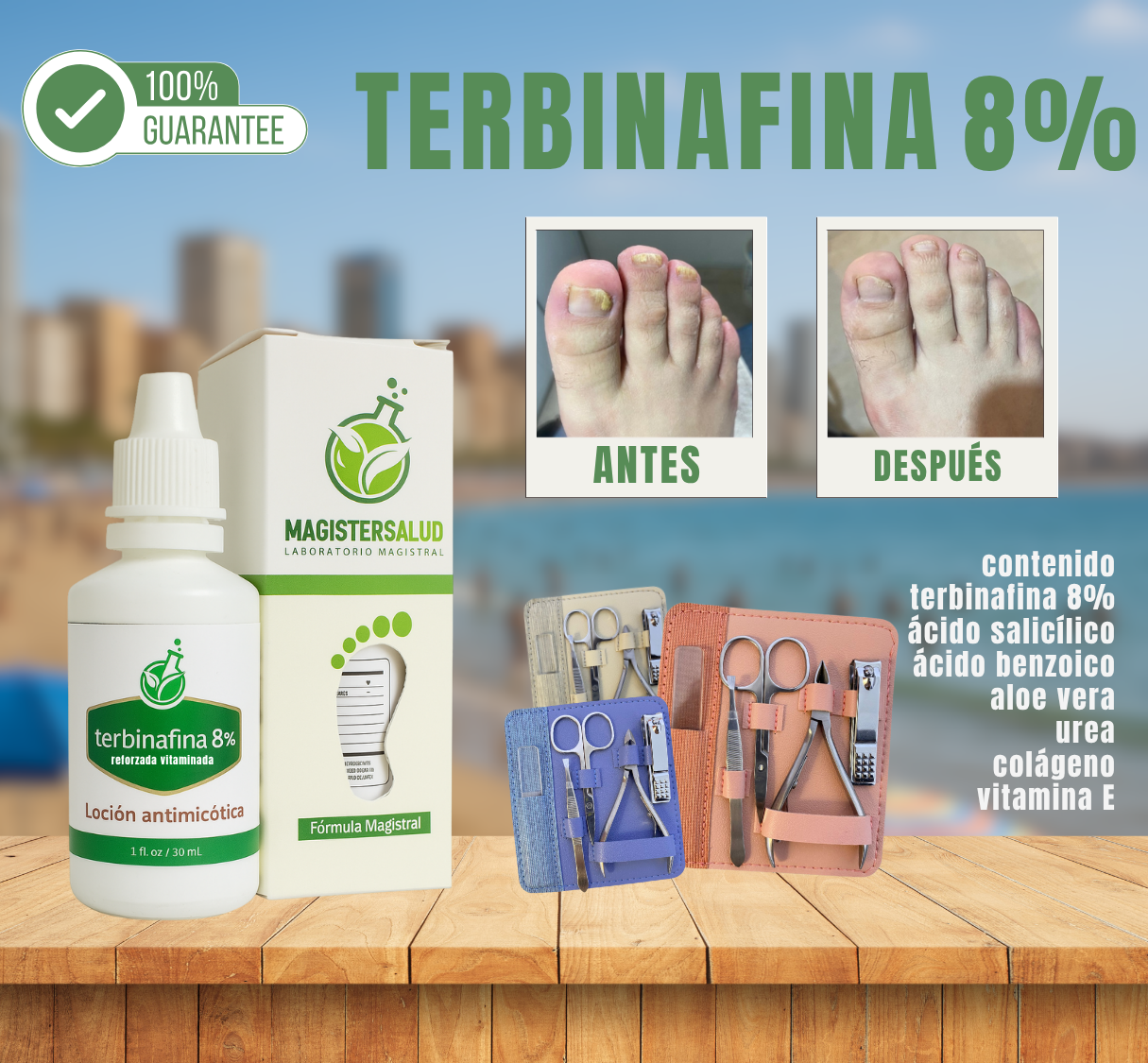 TERBINAFINA 8% + KIT PODOLOGICO GRATIS